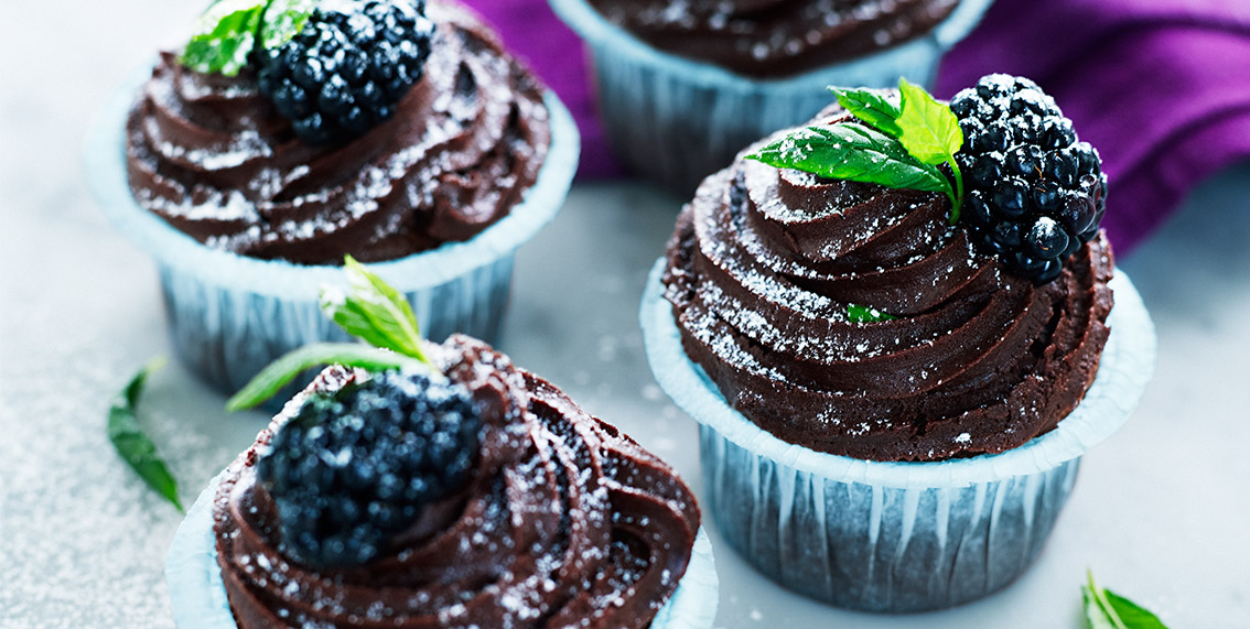 Chokolade cupcakes