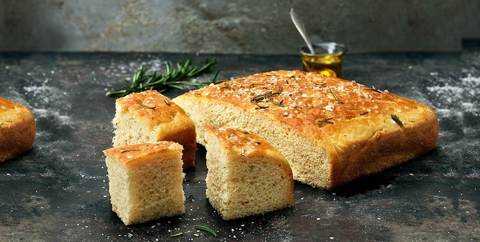 Focaccia med Tipo 0-mel