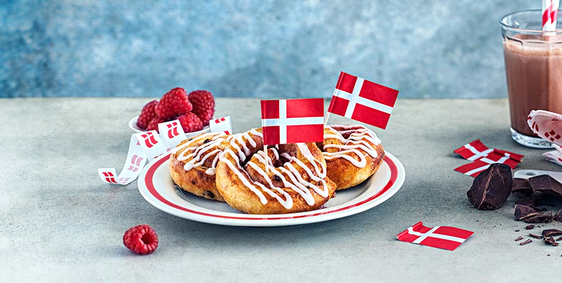 Hindbær chokoladesnegle