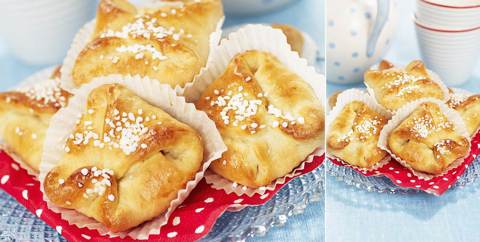 Karlsbadebrød med æblemos